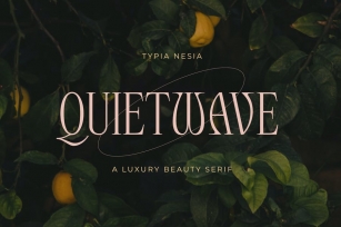 Quietwave - Luxury Beauty Expressive Serif Font Font Download