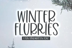 Winter Flurries Font Download