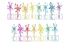 Sparkler Letters Font Download