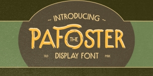 Pafoster Font Download