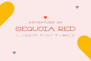 SEQUOIA RED Font Download