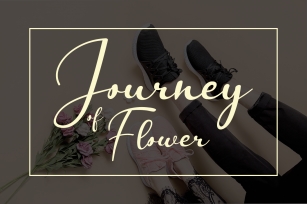 Journey of Flower Font Download