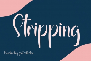 Stripping Font Download