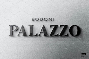 Bodoni Palazzo Font Download
