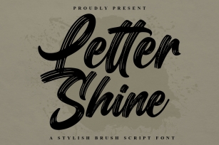 Letter Shine Font Download