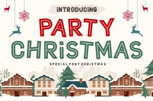 Party Christmas Font Download