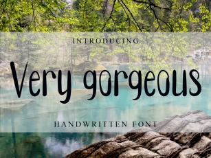 Very Gorgeous Font Download