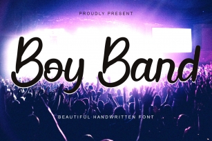 Boy Band Font Download