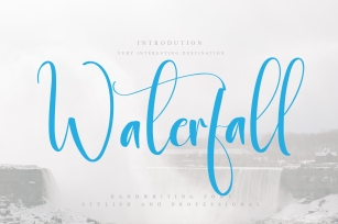 Waterfall Font Download