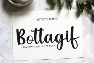 Bottagif Font Download