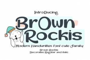 Brown Rockis Font Download