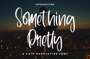 Something Pretty Font Download