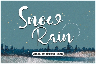Snow Rain Font Download