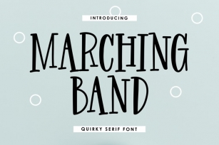 Marching Band Font Download