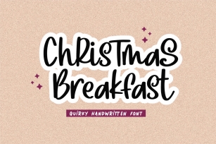 Christmas Breakfast Font Download
