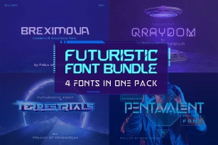 Futuristic Bundle Font Download