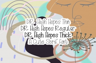 DR High Hopes l A Cute and Fun Handwritten Serif Font Download