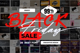 Black Friday Sale Bundle Font Download