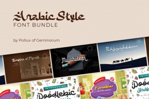 Arabic Style Bundle Font Download