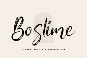 Bostime Font Download