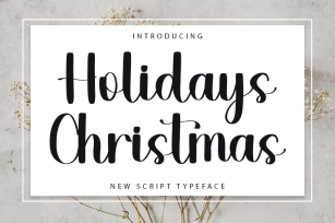 Holidays Christmas Font Download