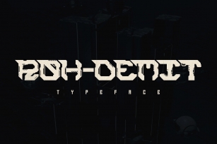 ROH-DEMIT Typeface // Display Font Download