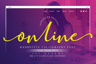 Online Script | Modern Calligraphy Font Download