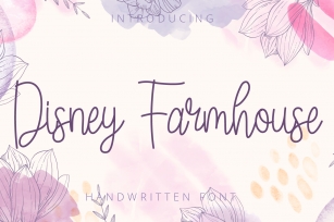 Disney Farmhouse Font Download