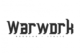 Warwork Font Download