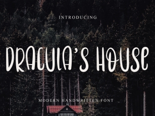 Dracula's House Font Download