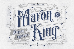Maron King Font Download