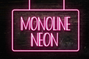 Monoline Neon Font Download