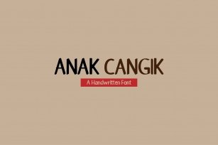 Anak Cangik Font Download