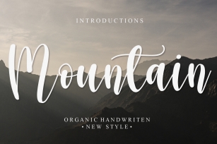 Mountain Font Download