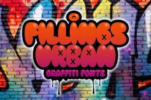 Fillings Urban - Graffiti Fonts Font Download