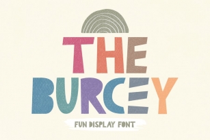 The Burcey - Fun Display Font Font Download