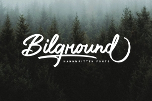 Bilground - Handwritten Fonts Font Download