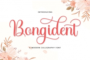 Bongident Scrip Font Download