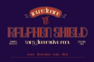 Ralphen Sheild - Retro Sans Font Download