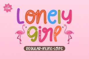 Lonely Girl - Playful Display Font Font Download