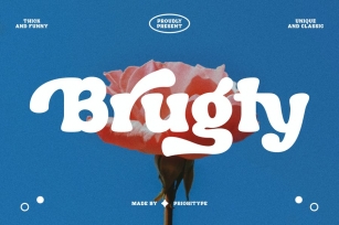 Brugty - Thick Display Fonts Font Download