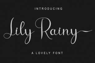 Lily Rainy Font Download