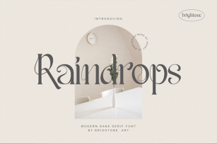 Raindrops Font Download