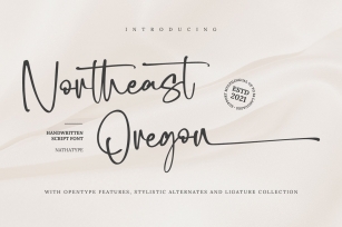 Northeast Oregon Font Download