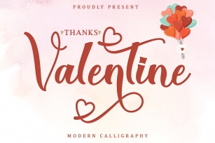 Thanks Valentine Font Download