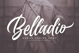 Belladio - Urban Script Font Font Download