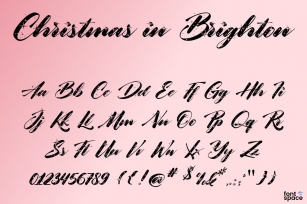 Christmas in Brigh Font Download