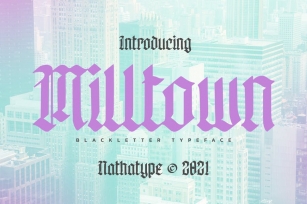 Milltown Font Download
