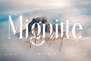 Mignitte & Houdient Duo Font Download