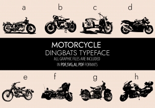 Motorcycles Font Download